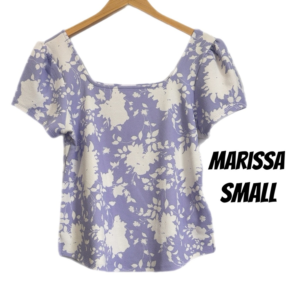 NWT square neck top, LuLaRoe Marissa, Lavender, Small